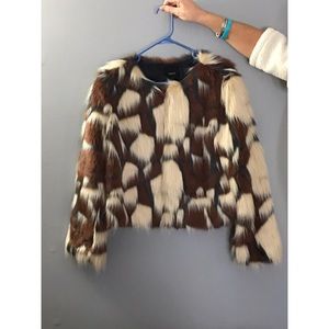 Faux Fur Multicolor Jacket